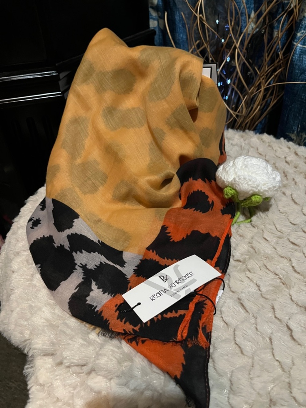 nwt Animal Print Scarf